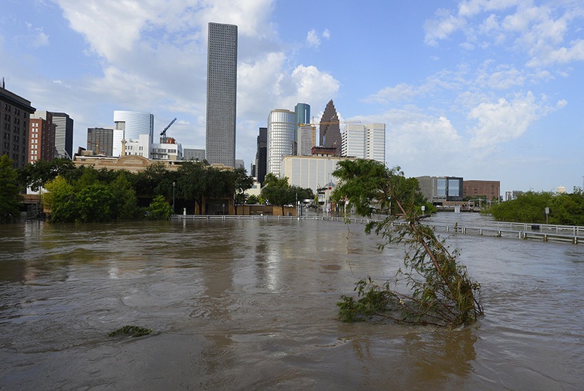 Houston TX street flooding